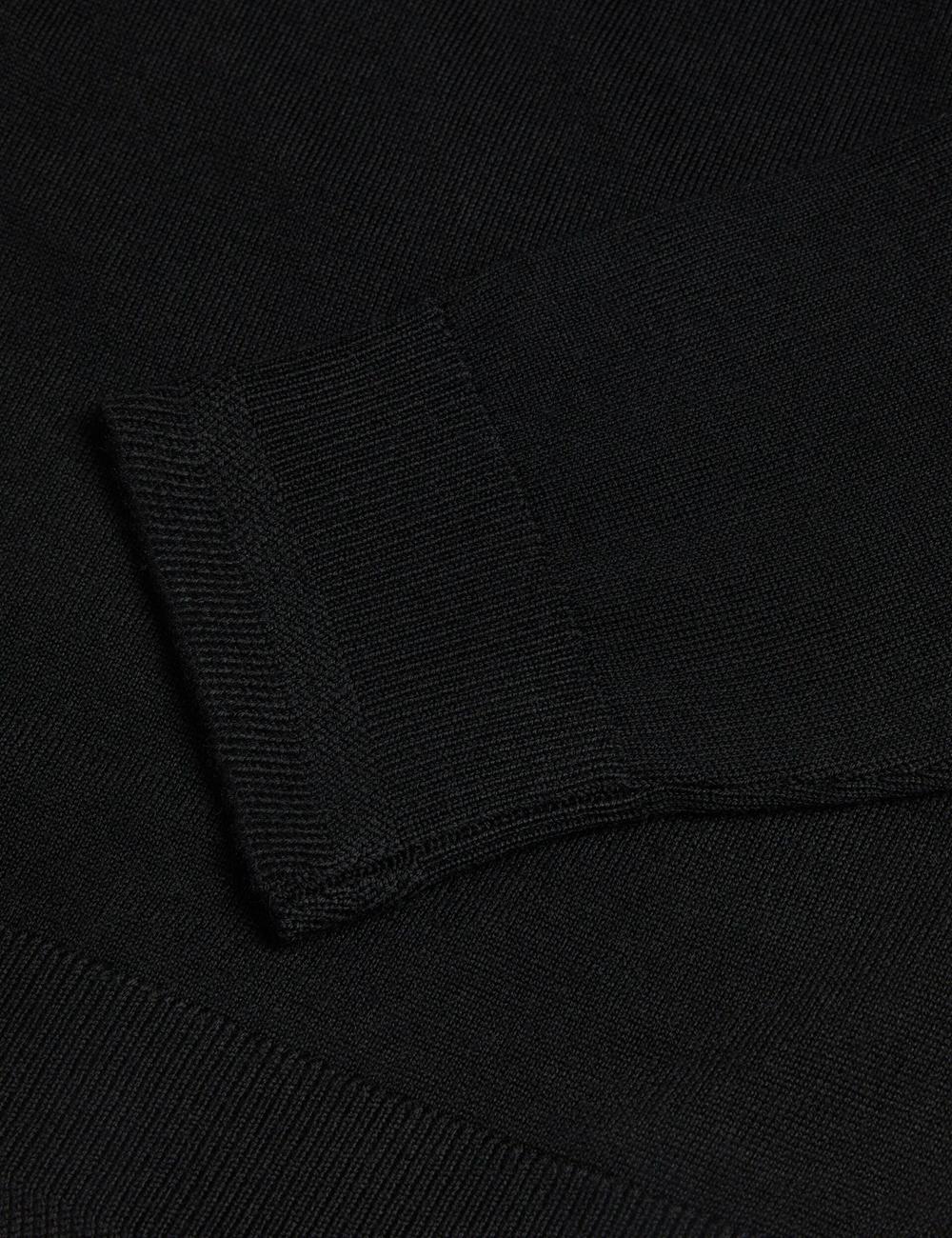 Black Ted Baker CARNBY - Pure Wool Crew Neck Men Jumpers | Ireland  8965-ZAIKJ