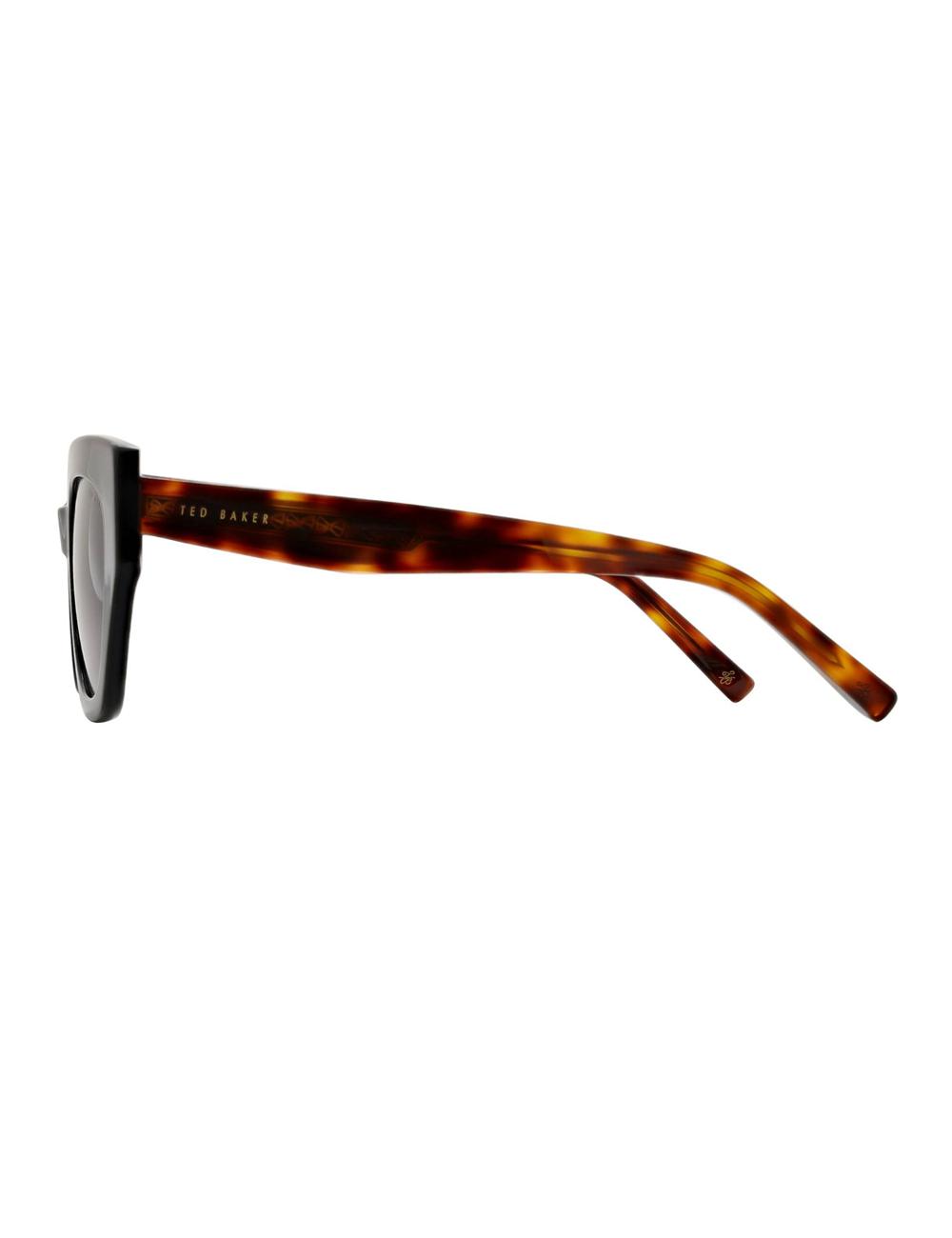 Black Ted Baker CORAL - Chunky Cat Eye Acetate Women Sunglasses | Ireland  6840-NYAMQ