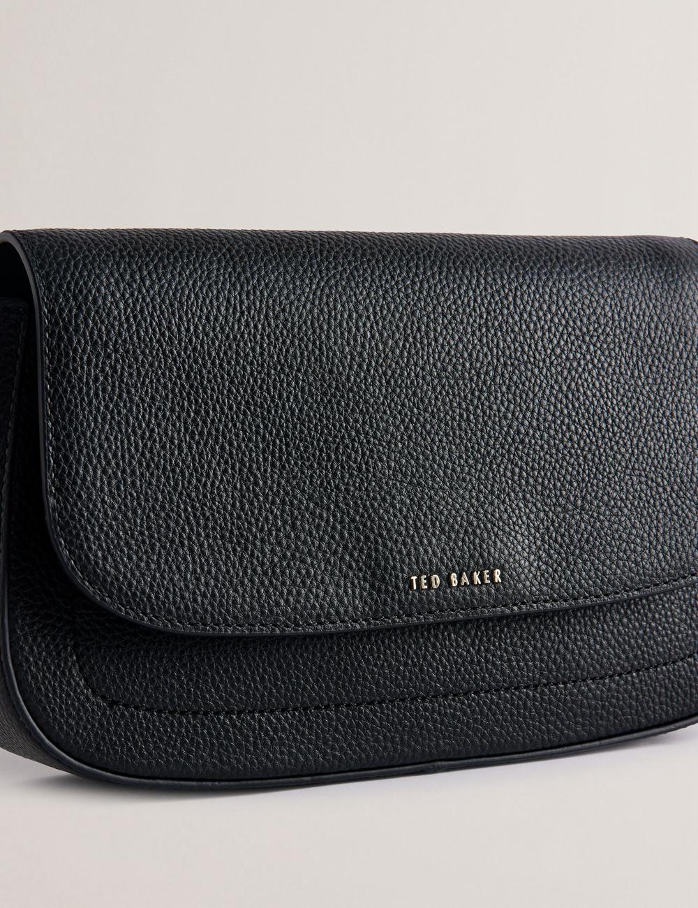 Black Ted Baker DARILIE - Leather Webbing East West Satchel Women Satchel Bags | Ireland  8614-IFLSO