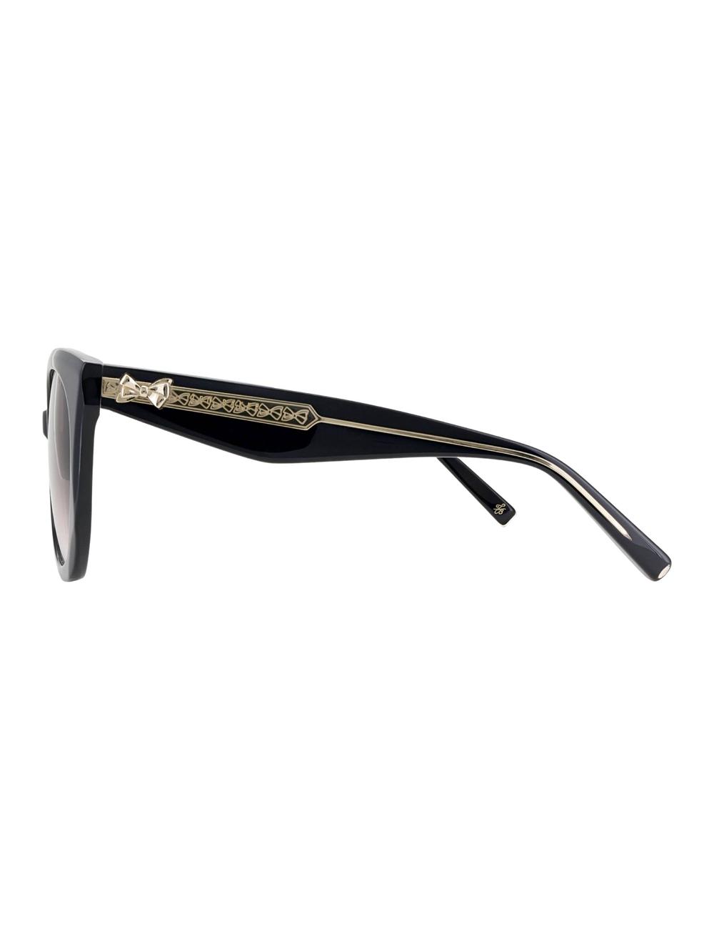 Black Ted Baker ELEN - Oversized Cat Eye Bow Detail Women Sunglasses | Ireland  4601-EGKVQ