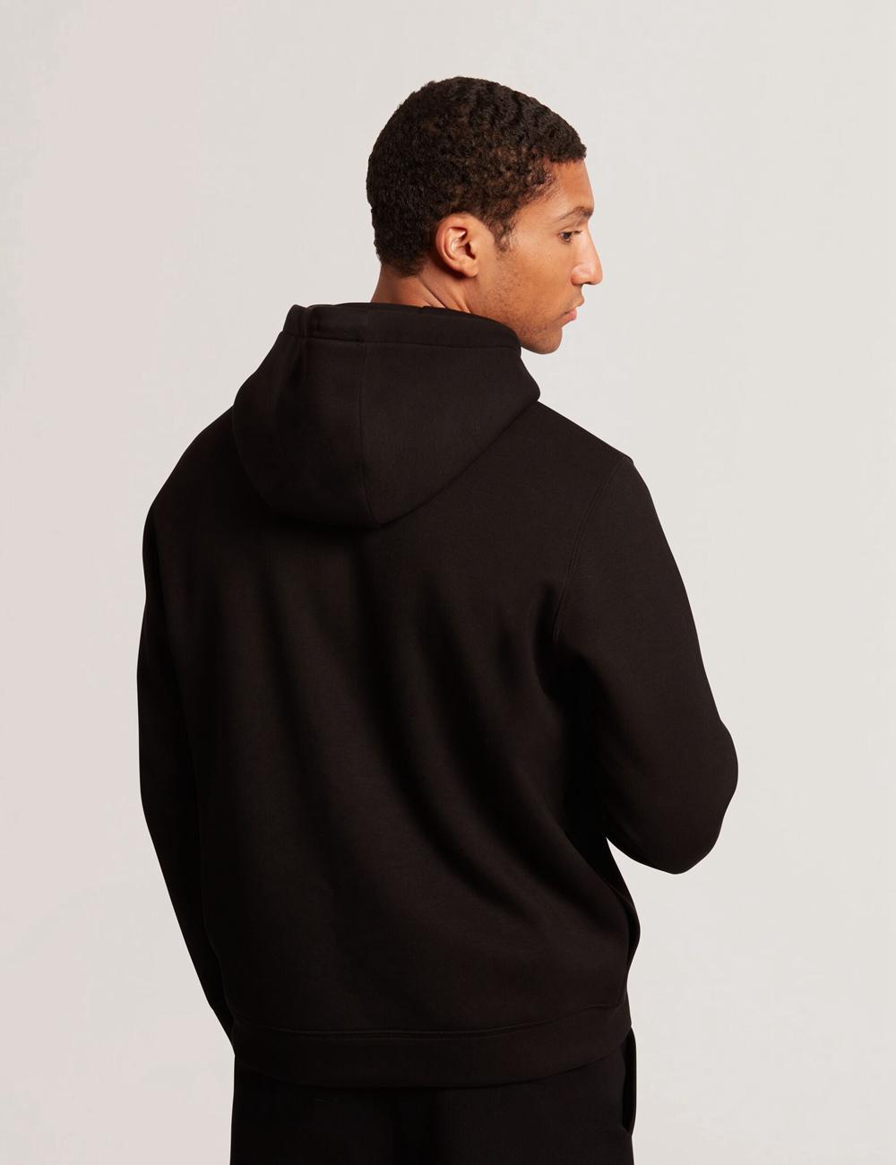 Black Ted Baker EPIO - Zip Through Neoprene Men Hoodies | Ireland  9205-XNBMG