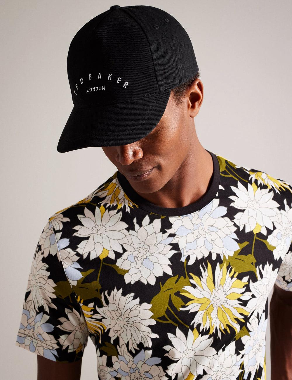 Black Ted Baker FRREDDI - Embroidered Logo Canvas Men Baseball Caps | Ireland  1628-OEFTA