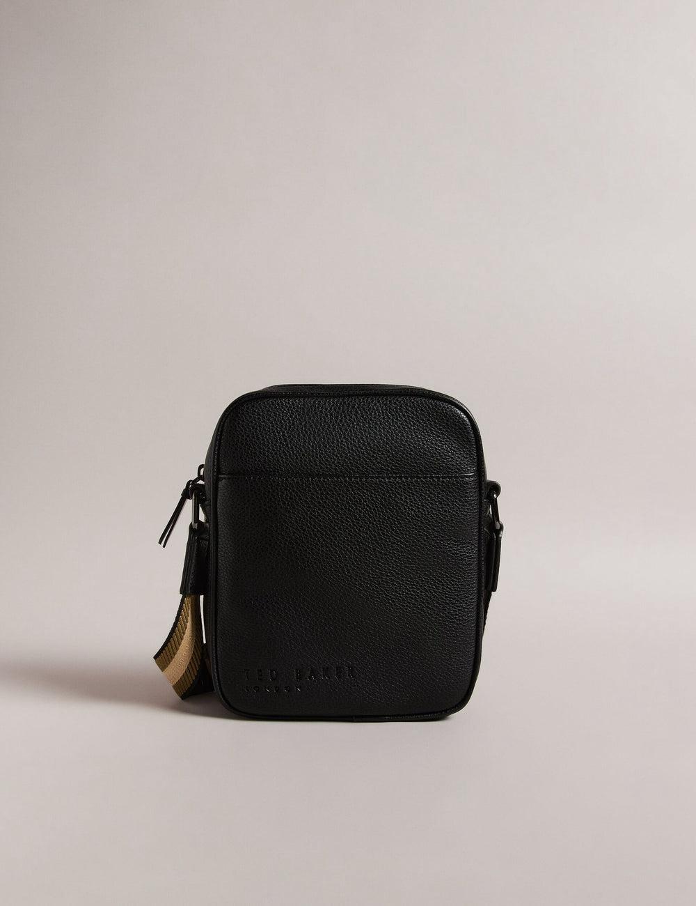 Black Ted Baker KIIAN - Small Reporter Webbing Men Shoulder Bags | Ireland  6943-LECBN