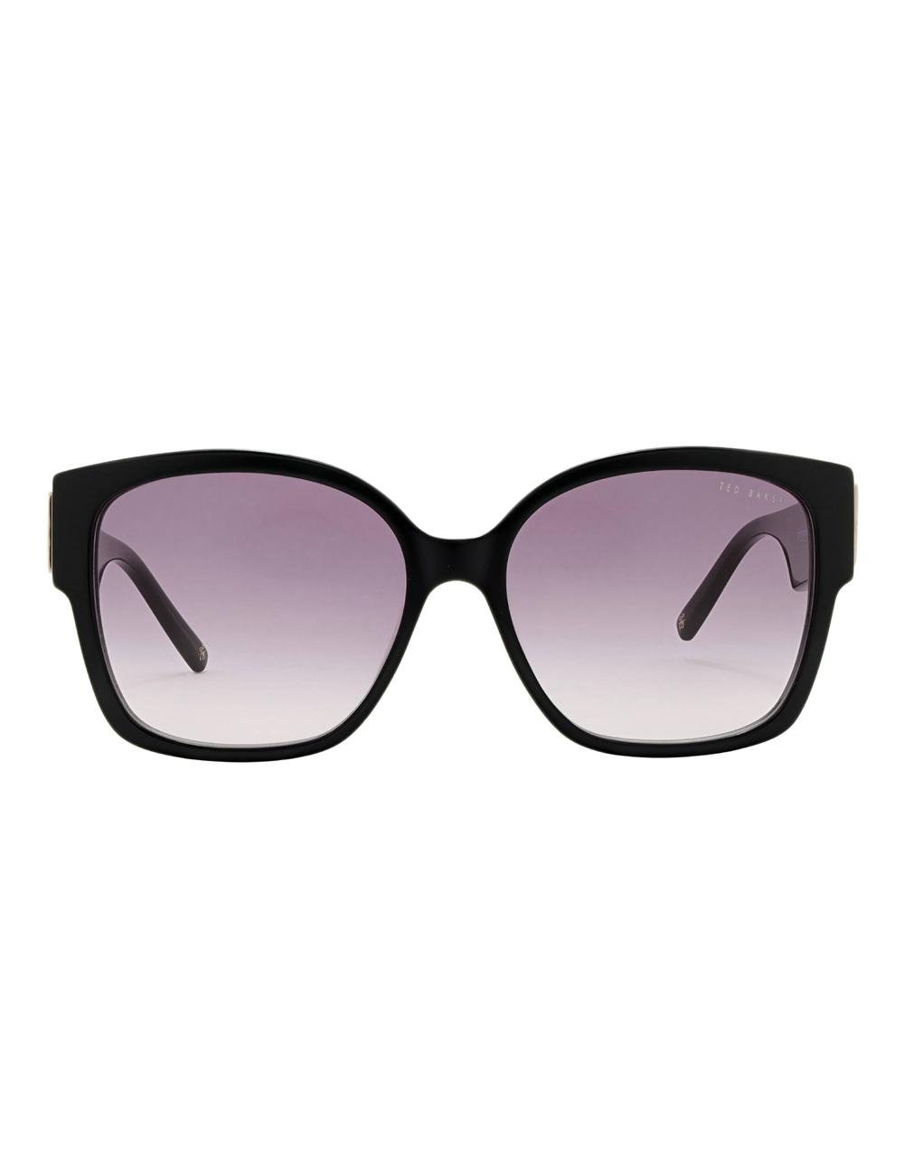 Black Ted Baker LINIA - Oversized Square Hardware Detail Women Sunglasses | Ireland  2481-PUKIY