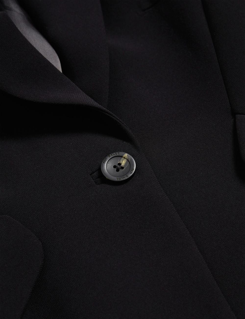 Black Ted Baker MANABL - Slim Fit Single Breasted Tailored Blazer Women Jackets | Ireland  5768-CISYA