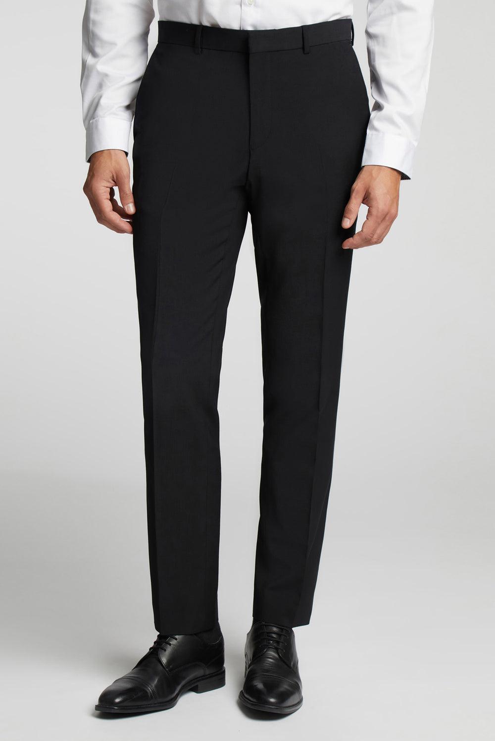 Black Ted Baker PANAMA - Wool Blend Slim Fit Suit Men Trousers | Ireland  9782-BCHIA