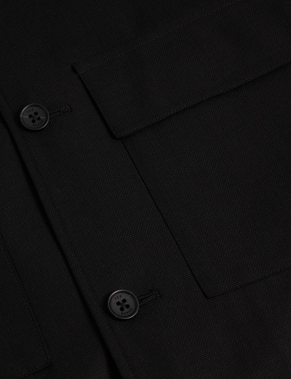 Black Ted Baker SELWYNJ - Lightweight Wool Blend Men Jackets | Ireland  5793-JOYSG