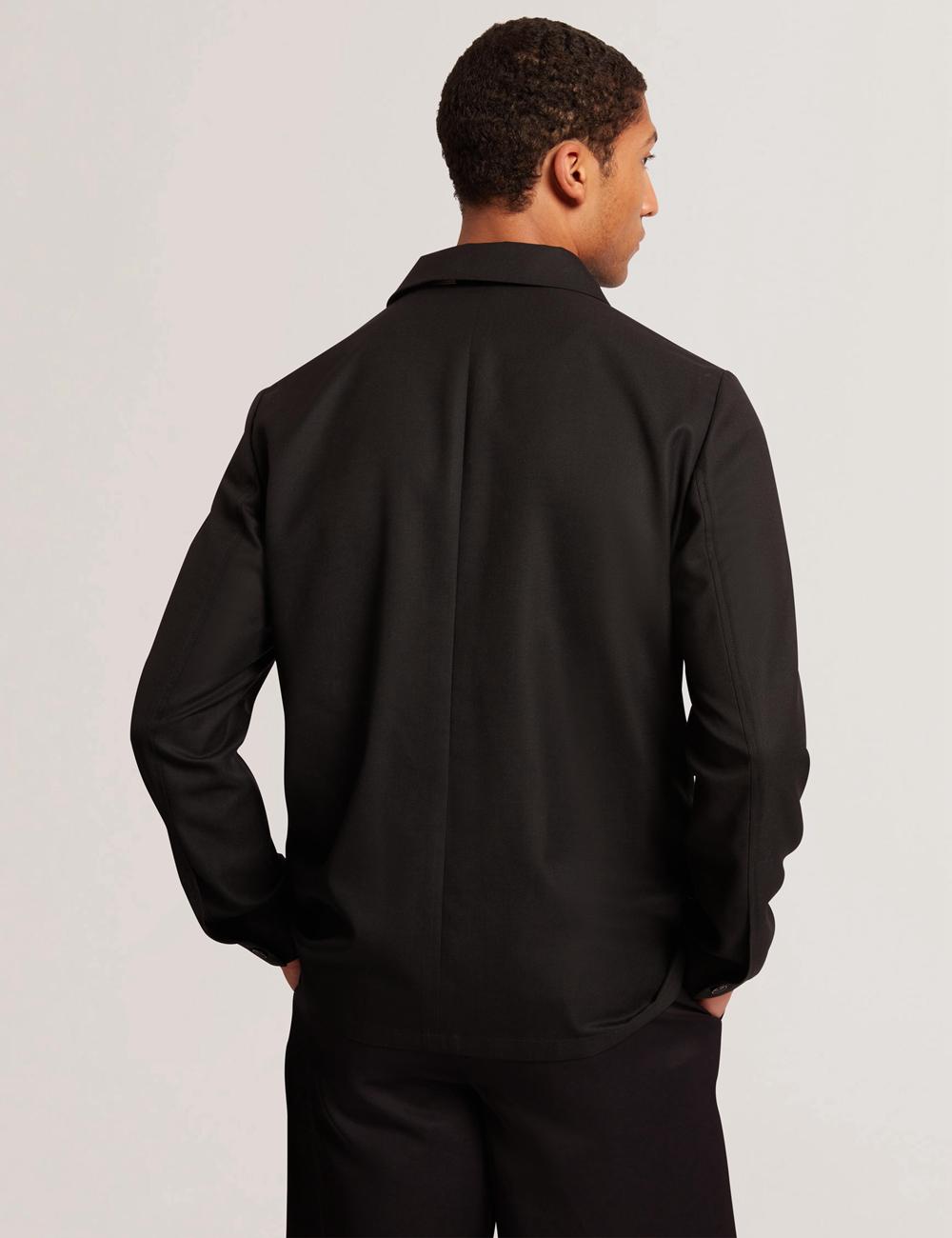 Black Ted Baker SELWYNJ - Lightweight Wool Blend Men Jackets | Ireland  5793-JOYSG