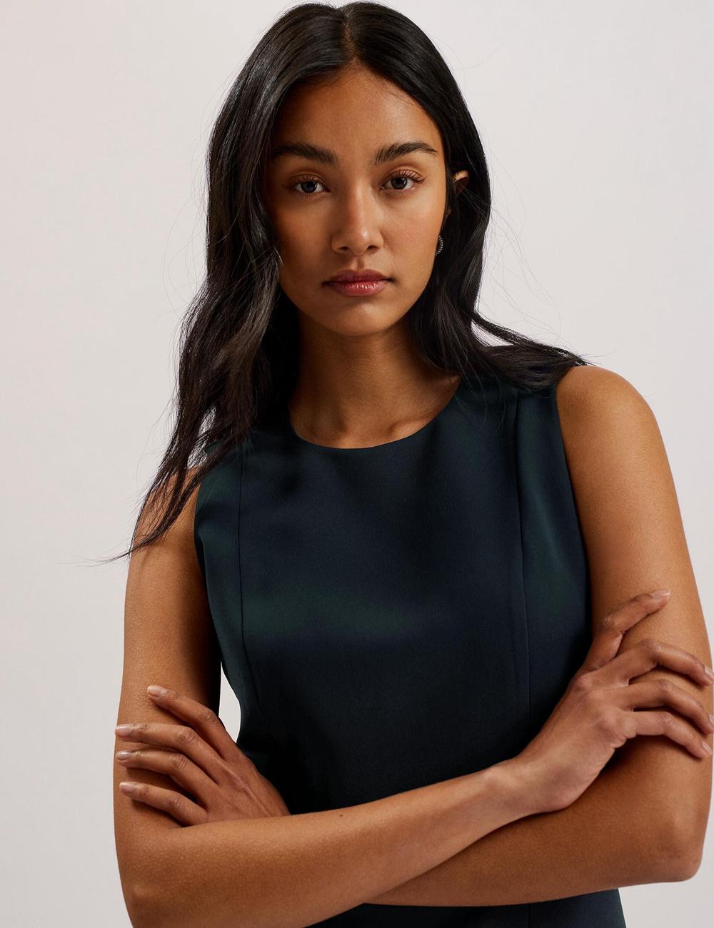 Black Ted Baker SORRAL - Line Tailored Women Mini Dresses | Ireland  0563-KWHJG