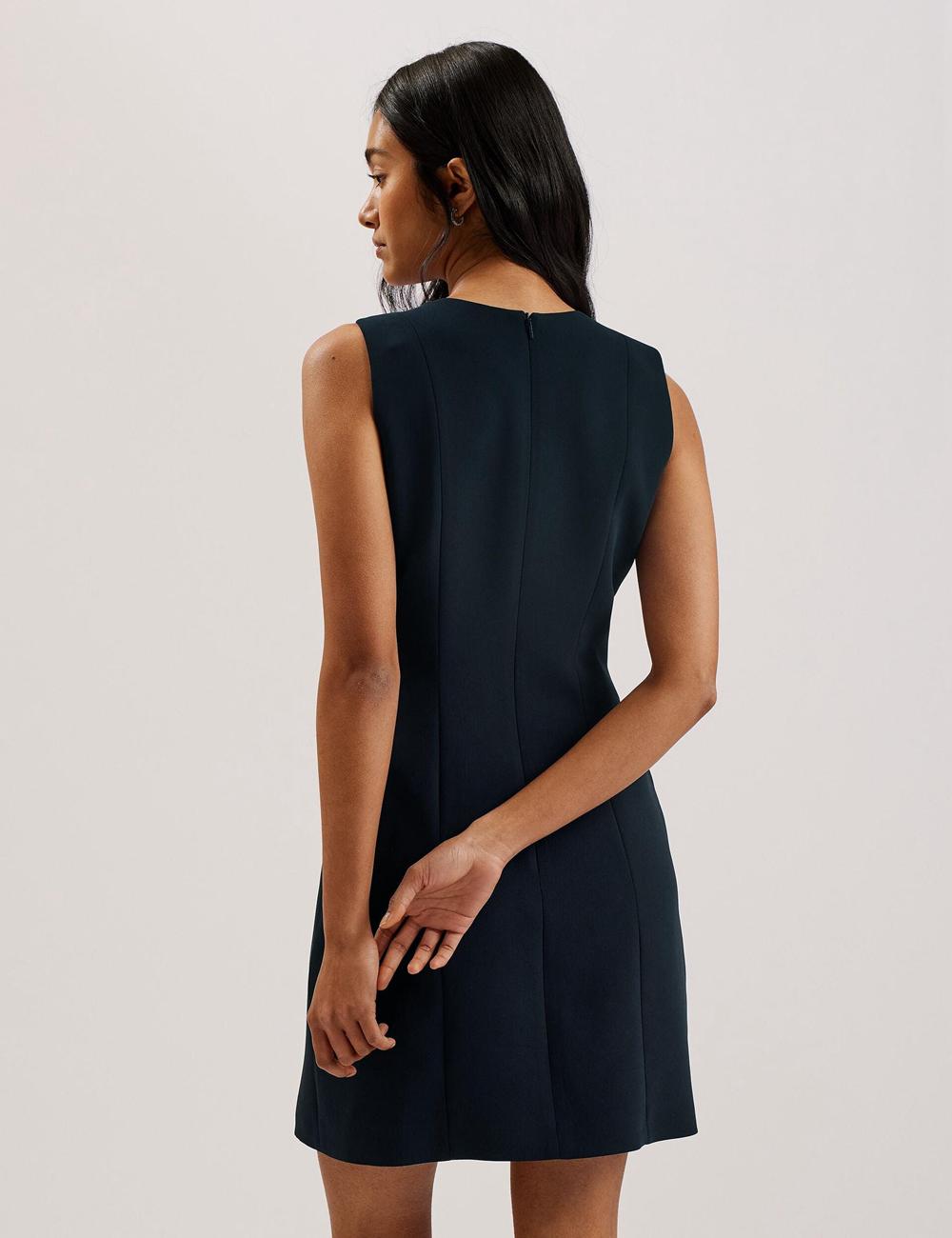 Black Ted Baker SORRAL - Line Tailored Women Mini Dresses | Ireland  0563-KWHJG
