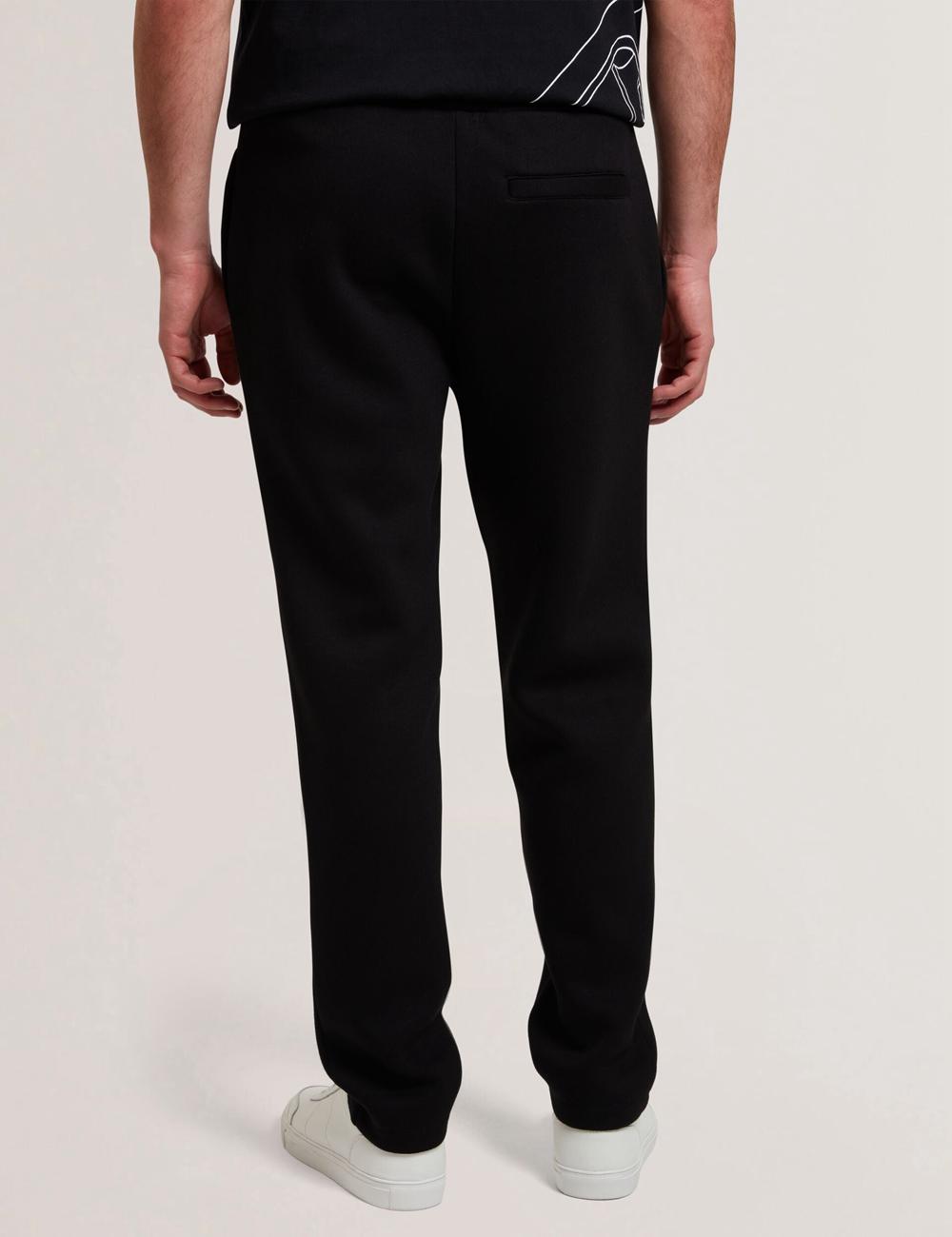Black Ted Baker UAVER Slim Fit Neoprene Men Joggers | Ireland  8945-RKDOZ