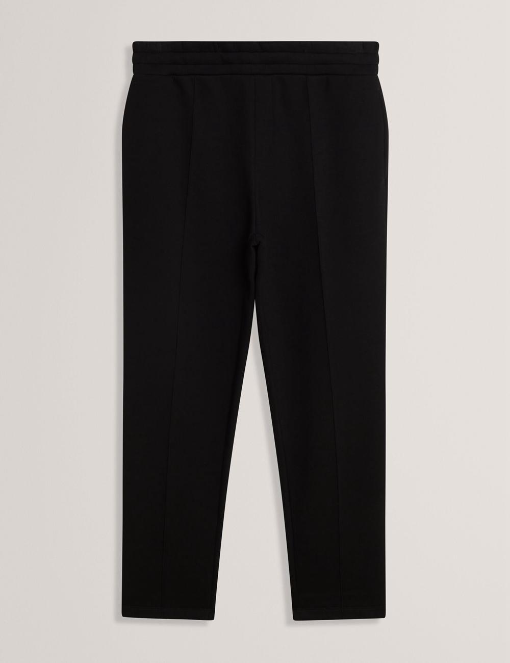 Black Ted Baker UAVER Slim Fit Neoprene Men Joggers | Ireland  8945-RKDOZ