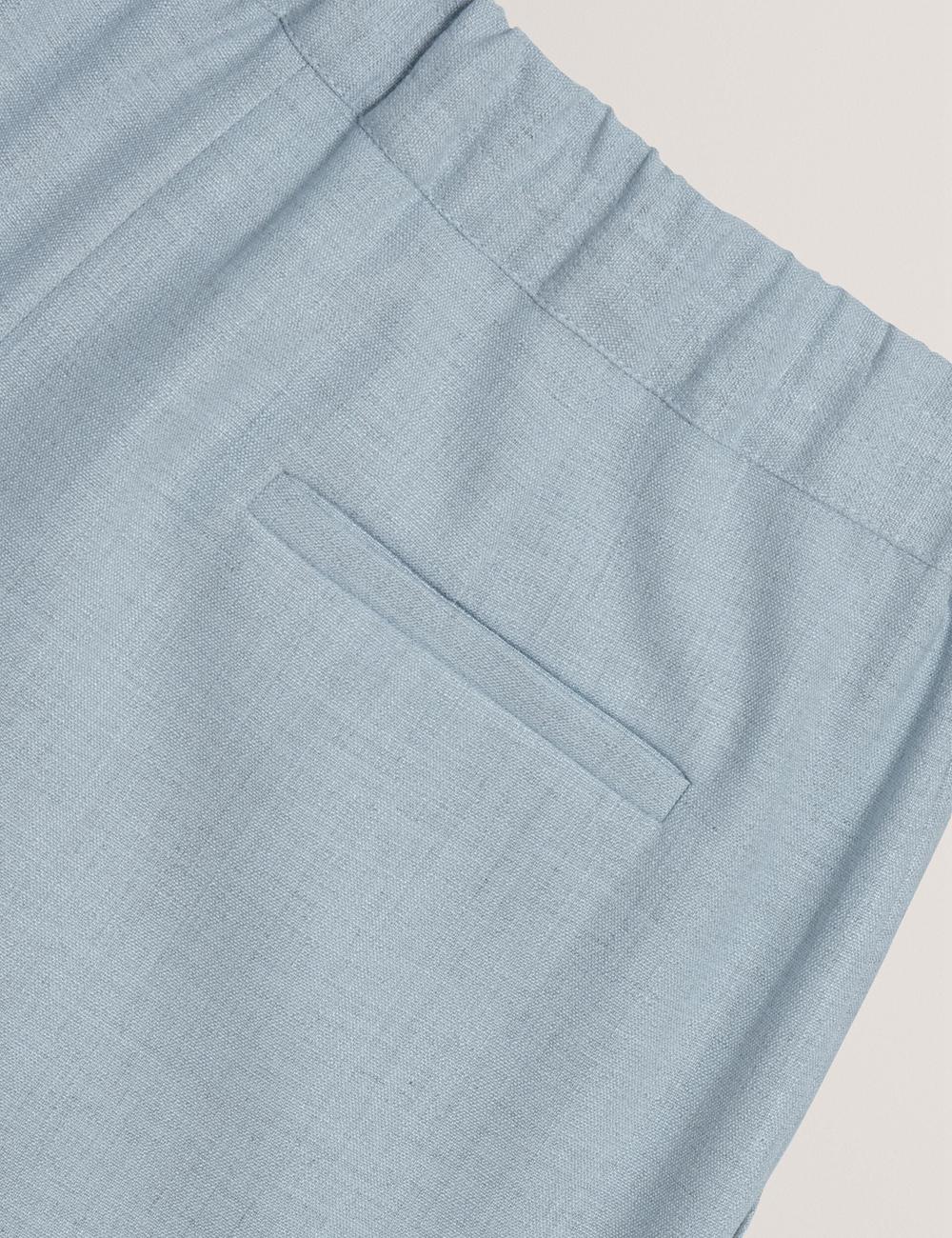 Blue Ted Baker BALLIA - Elasticated Waist Tailored Tapered Women Trousers | Ireland  6789-MYOJK