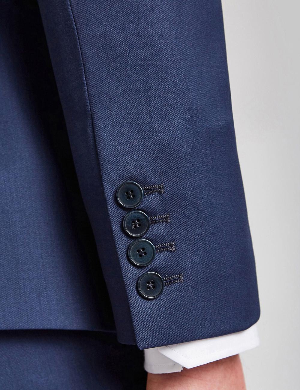 Blue Ted Baker FINLAYJS - Twill Wool Slim Fit Suit Men Jackets | Ireland  0536-MACSG