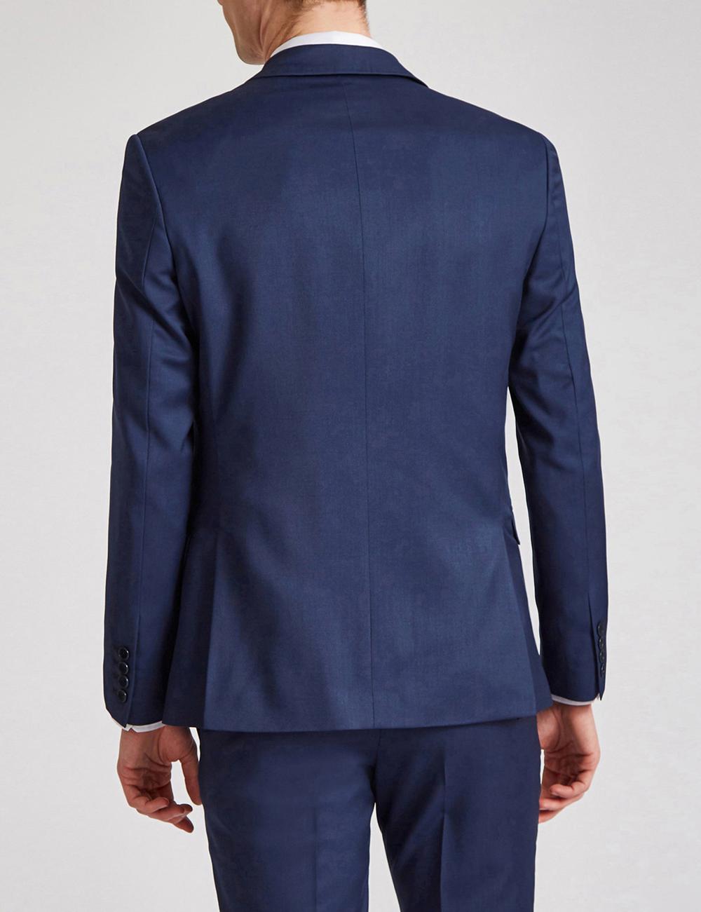 Blue Ted Baker FINLAYJS - Twill Wool Slim Fit Suit Men Jackets | Ireland  0536-MACSG