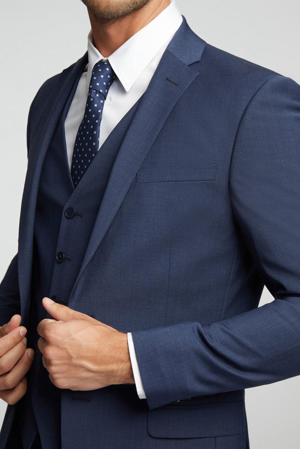 Blue Ted Baker PANAMA - Wool Blend Slim Fit Suit Men Jackets | Ireland  6248-KEUIQ