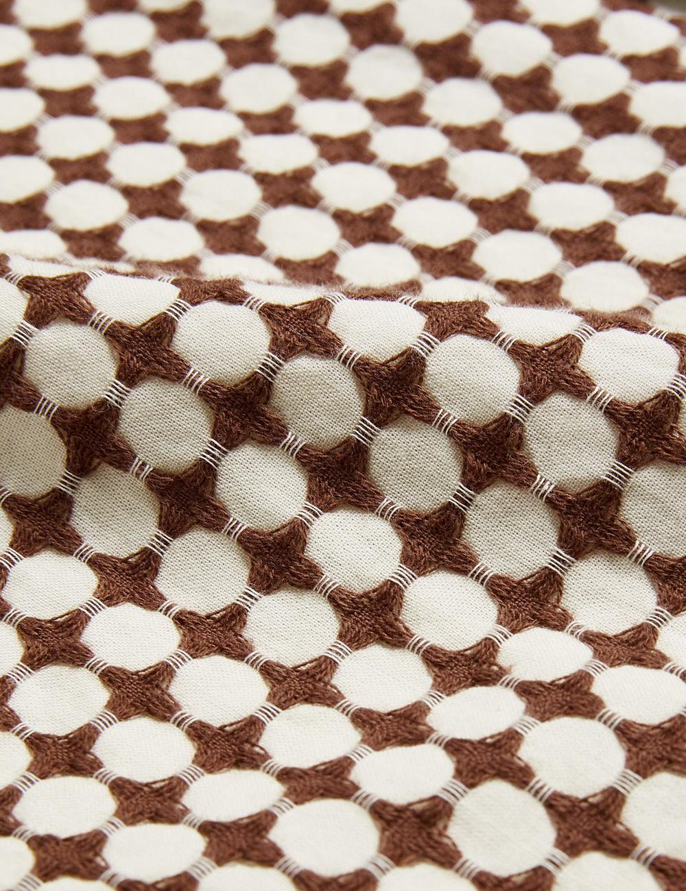 Brown Ted Baker OISE - Textured Grid Cotton Short Sleeve Men Casual Shirts | Ireland  1583-EDWVL
