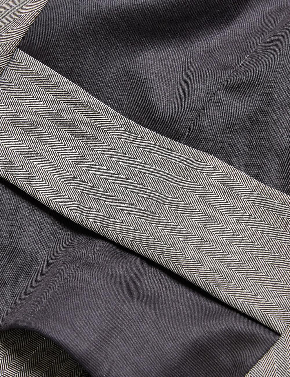 Dk-Grey Ted Baker KOAW - Herringbone Single Breasted Women Suit Waistcoat | Ireland  3164-CPFUM
