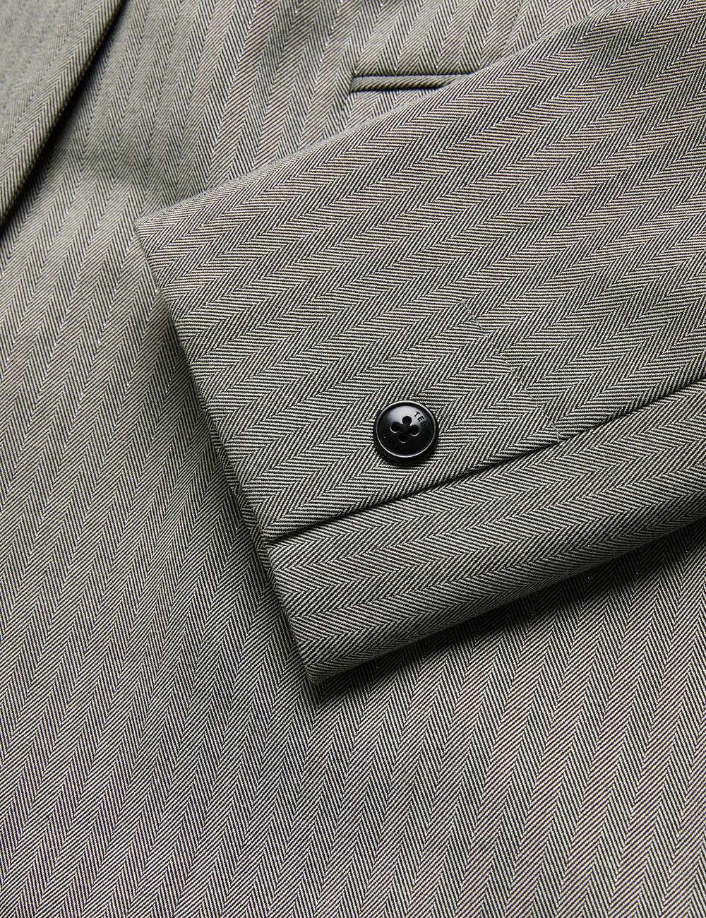 Dk-Grey Ted Baker KOA - Oversized Herringbone Single Breasted Women Blazers | Ireland  4371-TOQYR