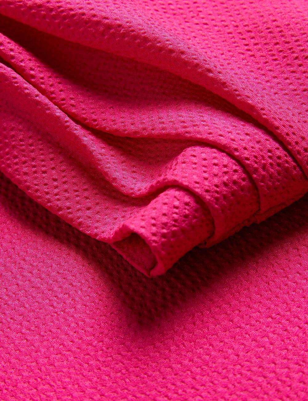 Fuchsia Ted Baker ANINI - Textured High Neck Sleeveless Top Women Blouses | Ireland  6041-CBXAM