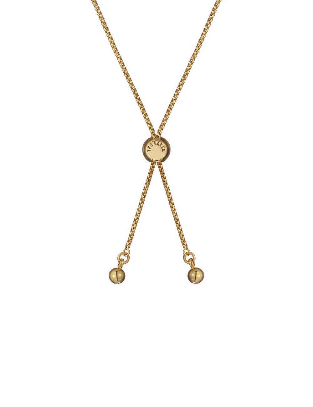 Gold Ted Baker ADORIA - Mini Crystal Heart Adjustable Women Bracelets | Ireland  2163-LZSVQ