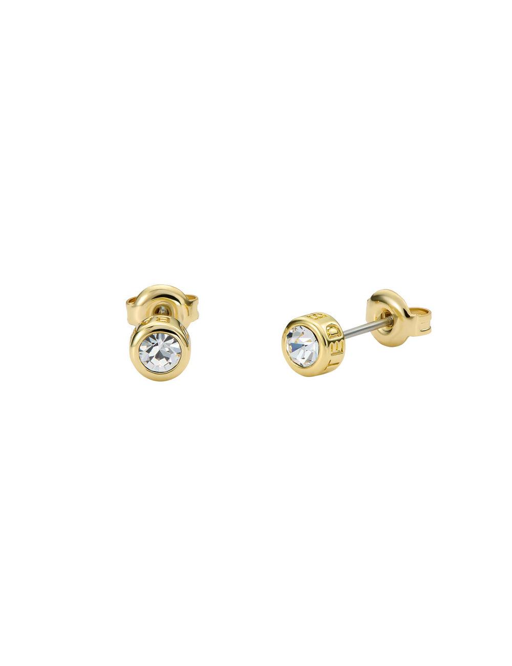 Gold Ted Baker SINEE - Mini Crystal Stud Women Earrings | Ireland  4936-ZHOTD