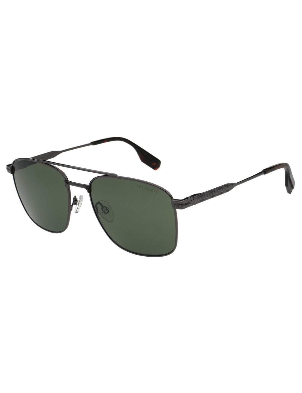 Gunmetal Ted Baker CHASE - Metal Frame Navigator Men Sunglasses | Ireland  7854-UJHNB