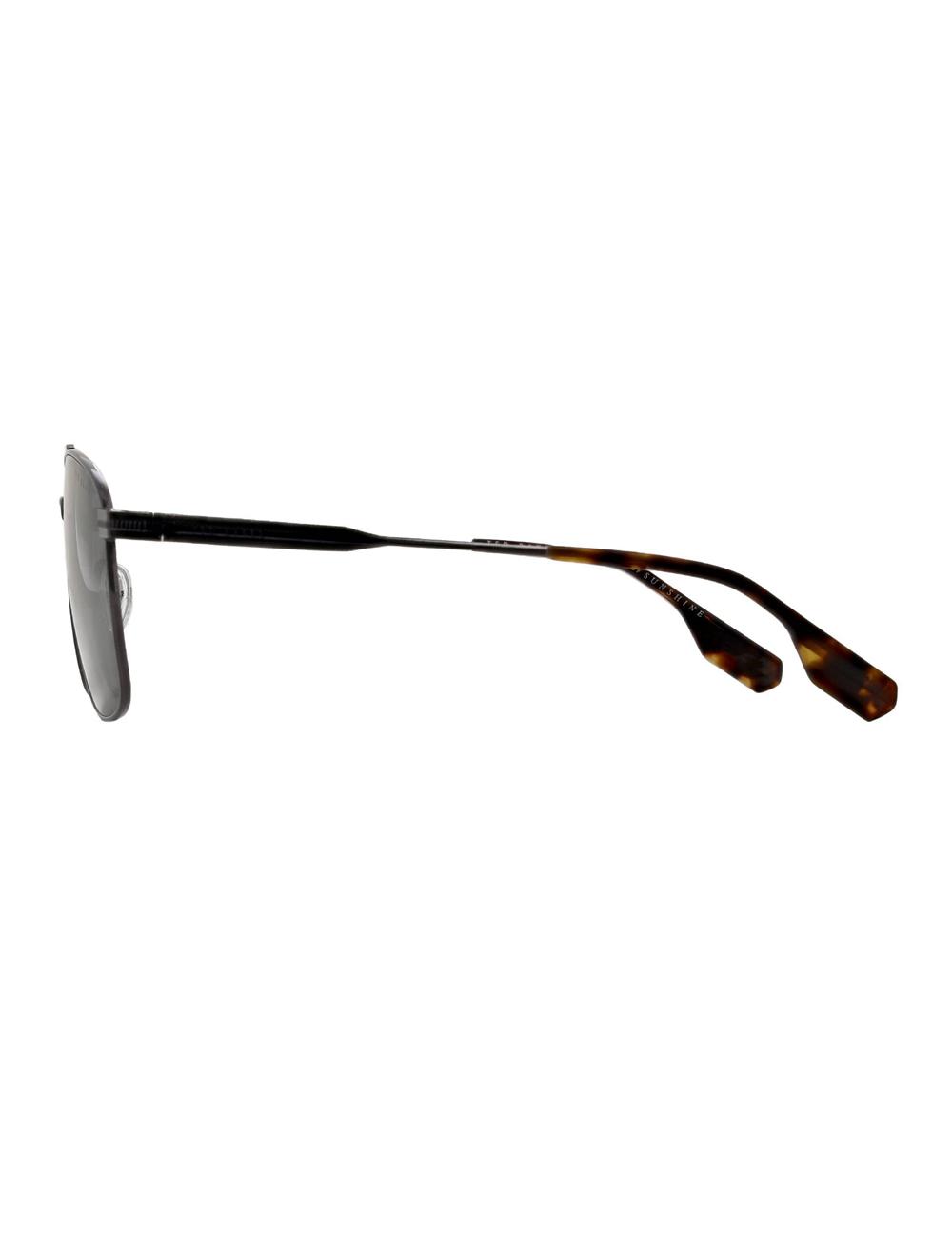 Gunmetal Ted Baker CHASE - Metal Frame Navigator Men Sunglasses | Ireland  7854-UJHNB