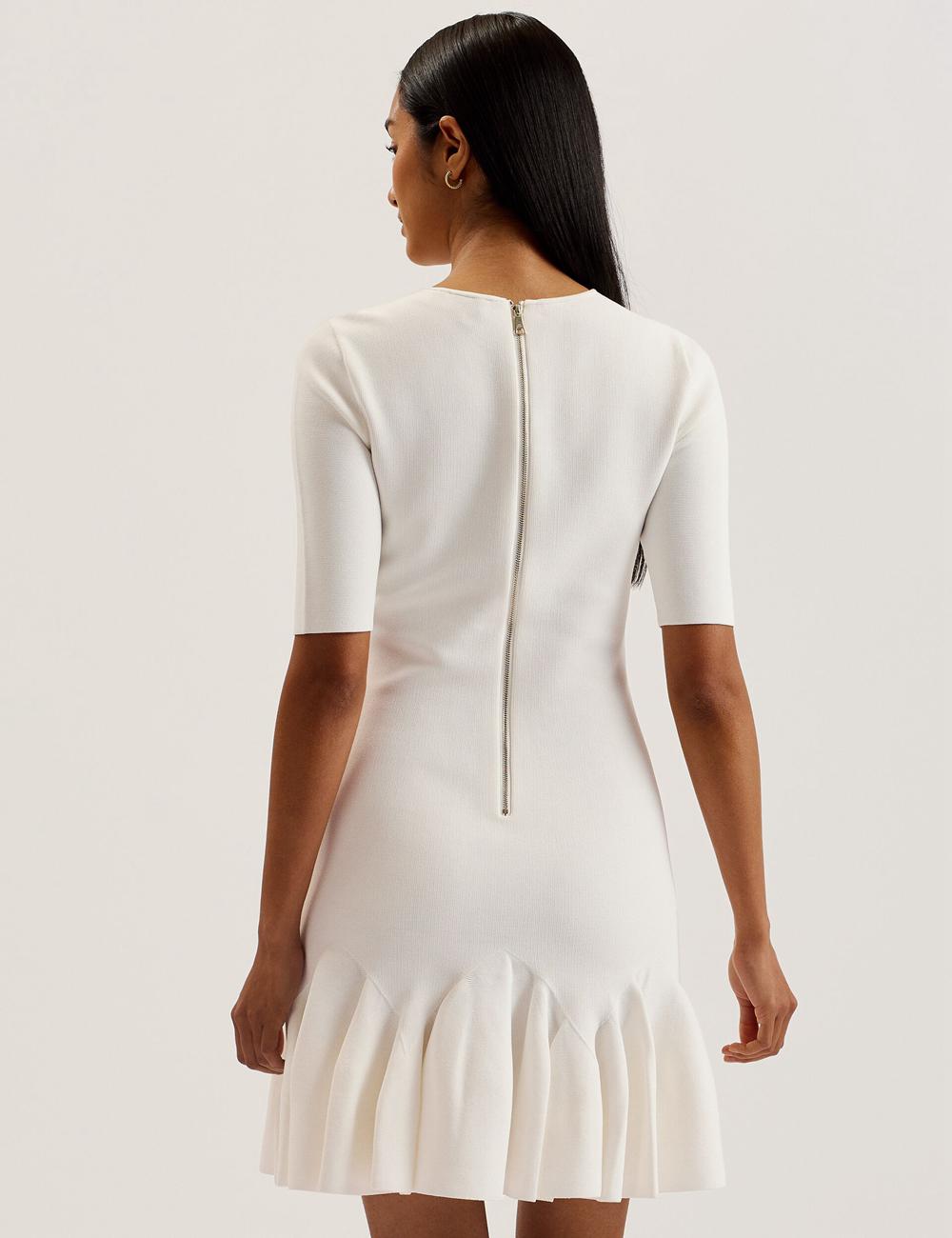 Ivory Ted Baker ALZANN Women Mini Dresses | Ireland  4860-QFAYW