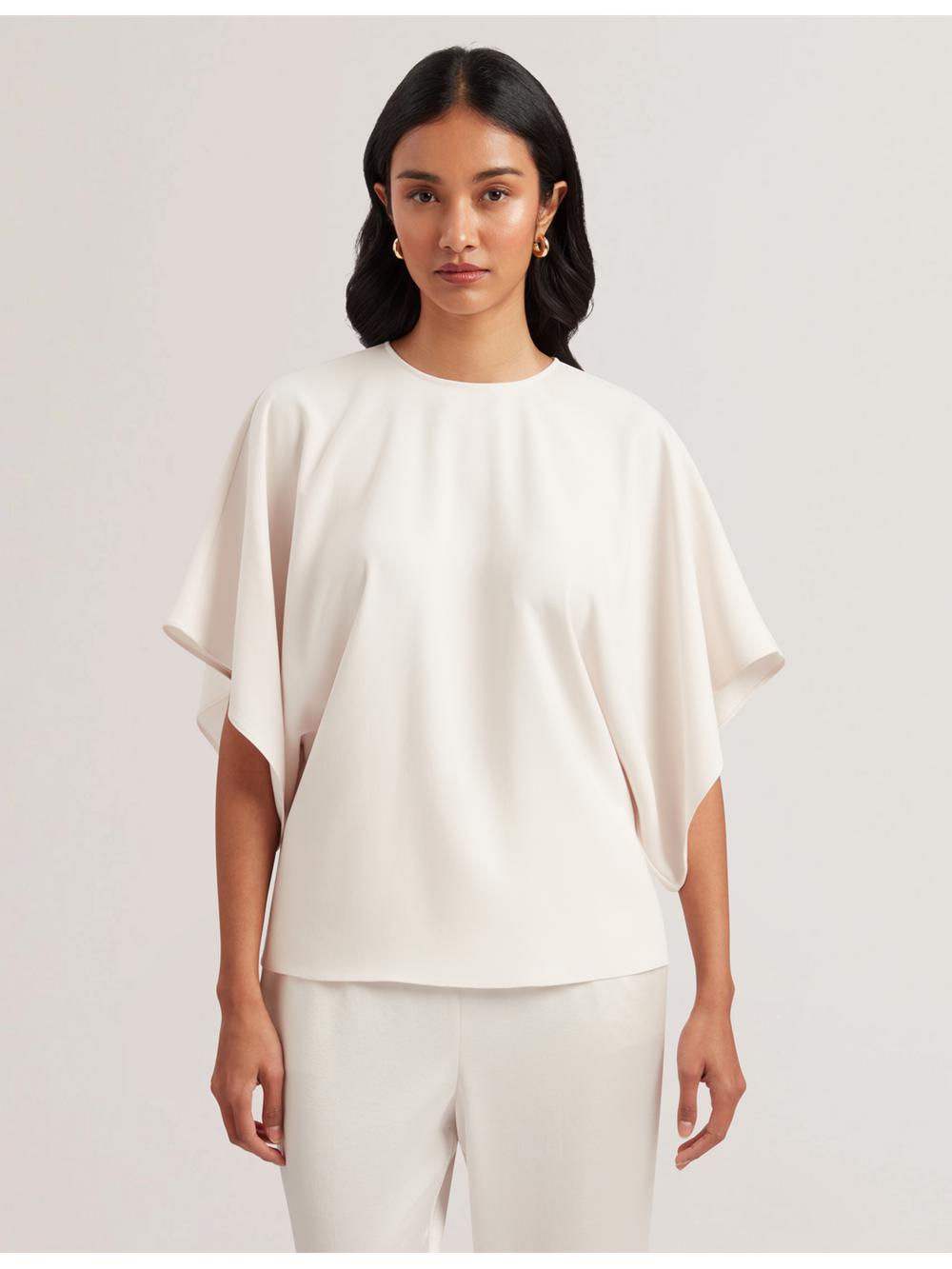 Ivory Ted Baker CHERIKA Women Blouses | Ireland  4021-DKWZB