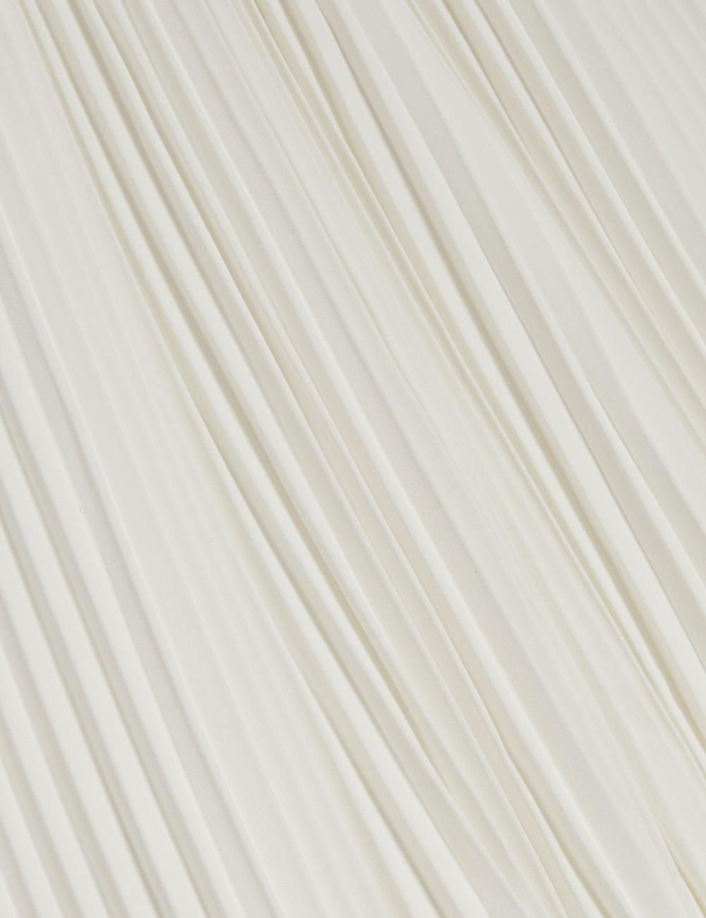 Ivory Ted Baker JAMAYA - High Halter Neck Pleated Sleeveless Women Tops | Ireland  9582-KZRJD