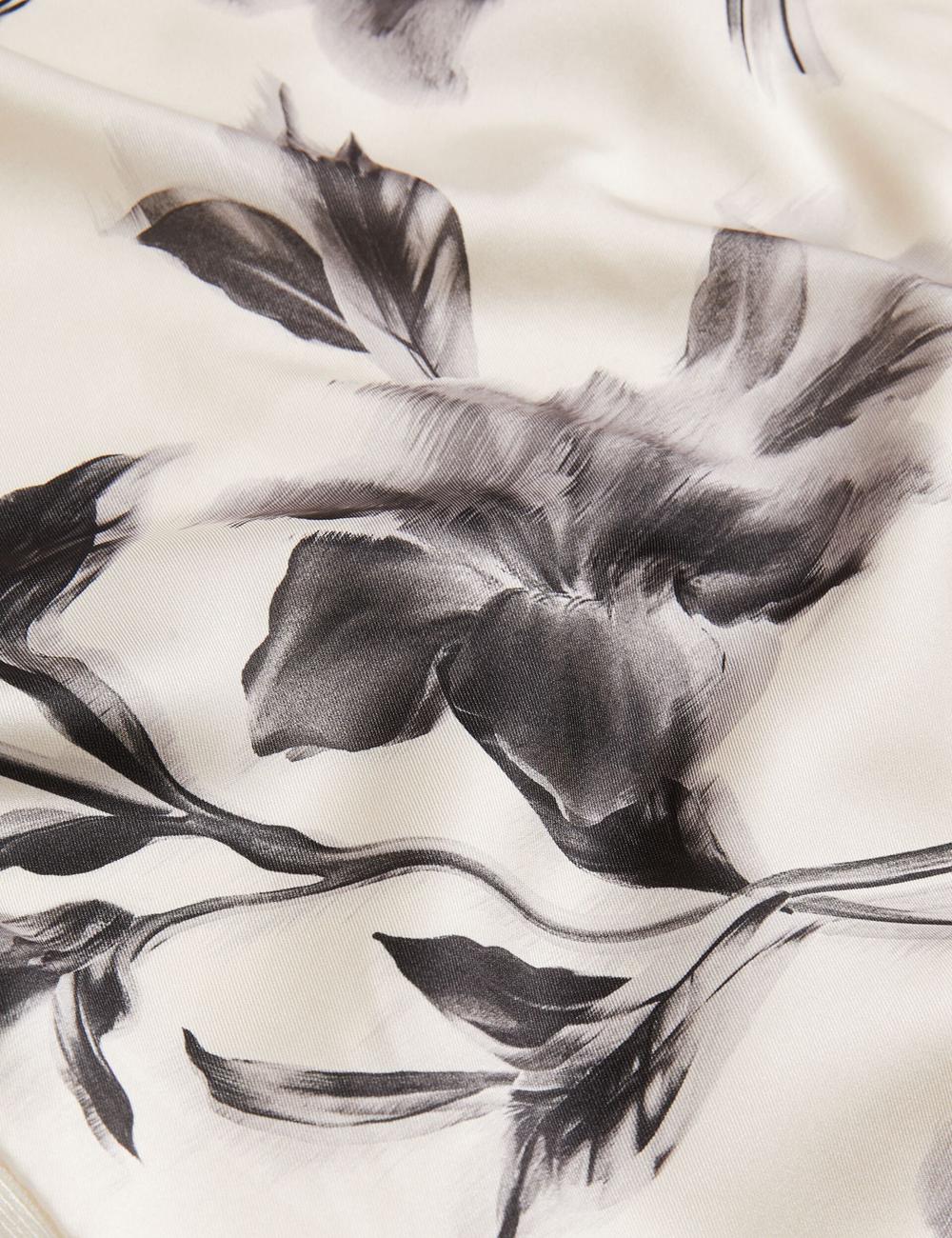 Ivory Ted Baker PERLOMA - Printed Woven Front Knitted Women Tank Tops | Ireland  3645-HMQVJ