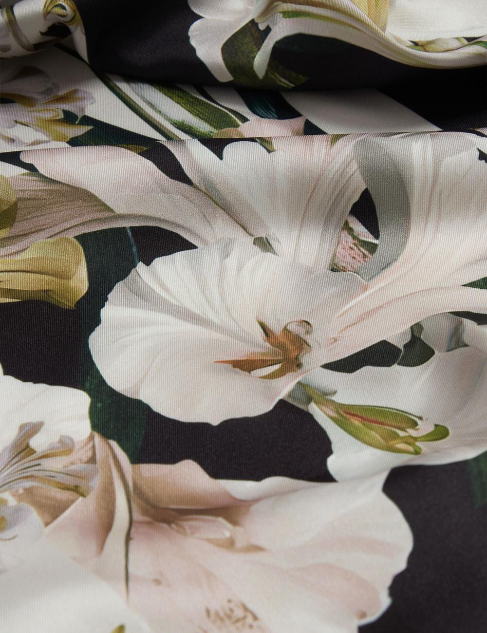 Ivory Ted Baker RONEEA - Printed Front Knitted Women Mini Dresses | Ireland  5629-URZFB
