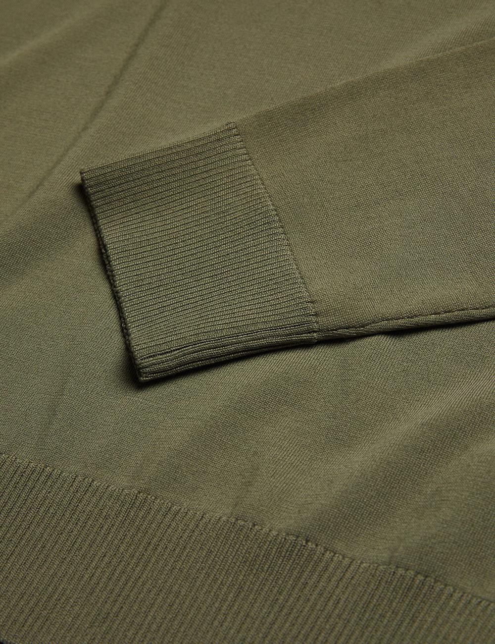 Khaki Ted Baker MAYWO - Saddle Shoulder Crew Neck Men Jumpers | Ireland  5683-PJRBW