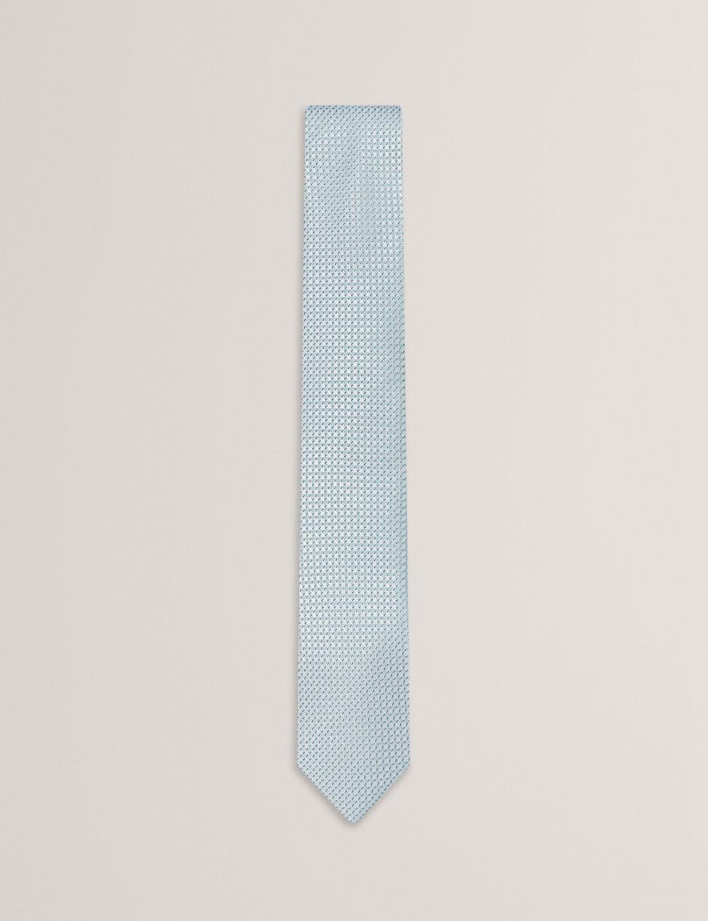 Lt-Green Ted Baker CANEDON - Textured Tonal Weave Silk Men Ties | Ireland  3062-QHYAF
