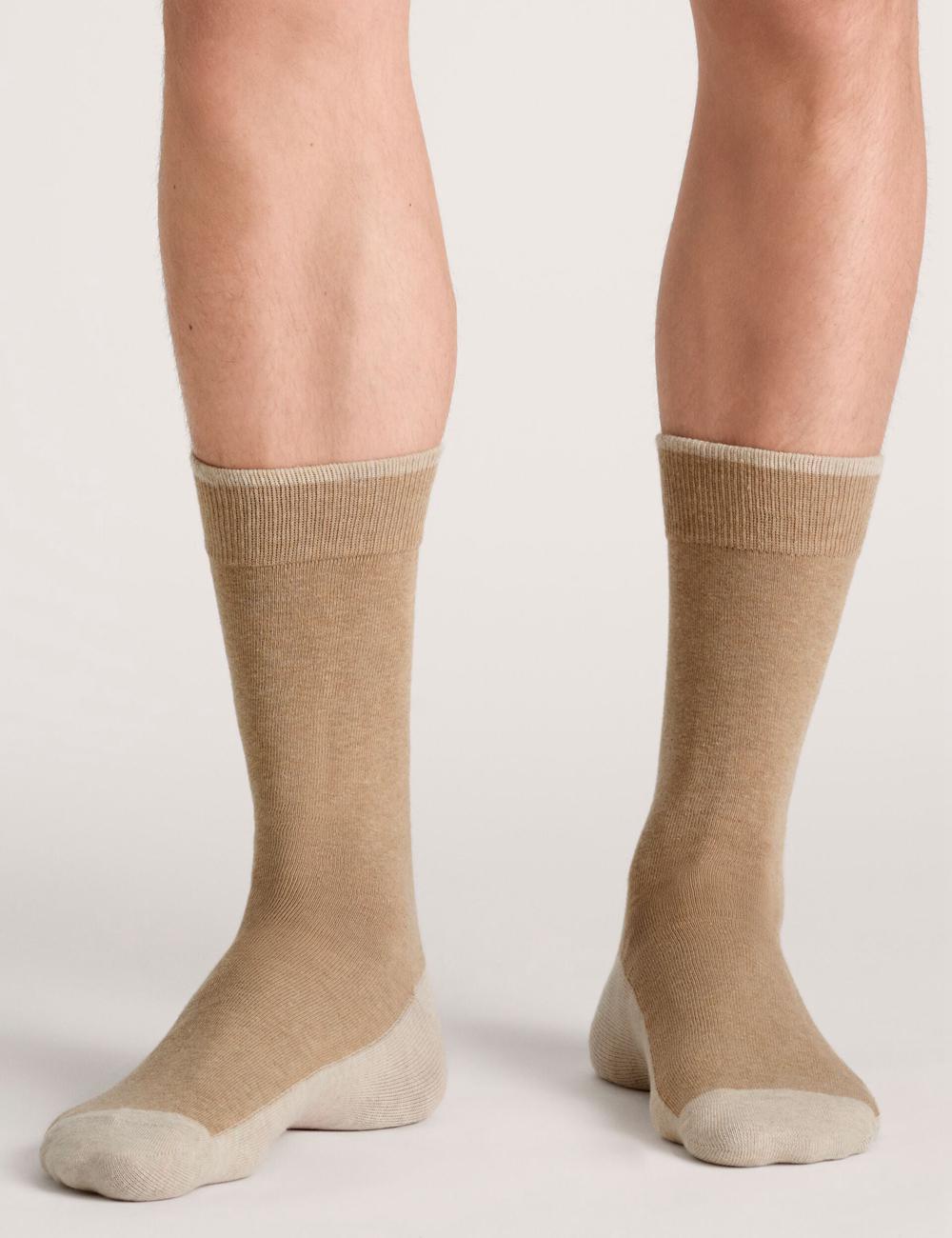 Medium Grey Ted Baker 3 Pack Geometric Stripe Crew Men Socks | Ireland  8453-EQIKB