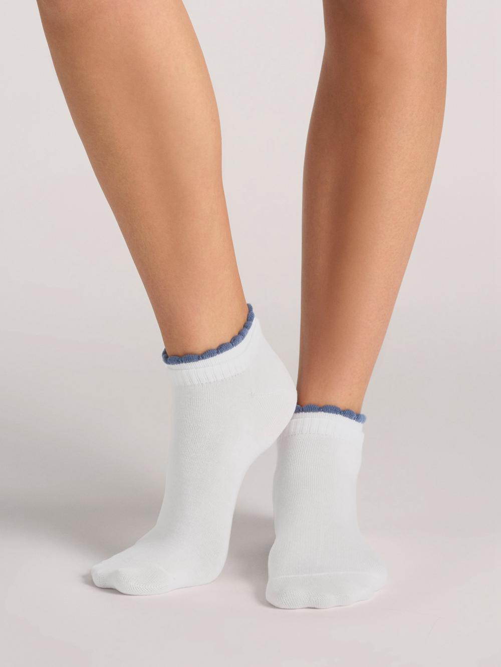 Mid-Grey Ted Baker 3 Pack Scalloped Low Cut Ankle Women Socks | Ireland  9204-IKGXD