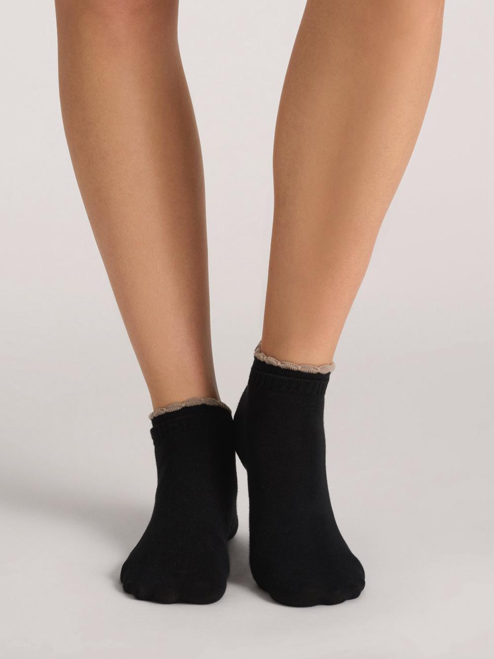 Mid-Grey Ted Baker 3 Pack Scalloped Low Cut Ankle Women Socks | Ireland  9204-IKGXD