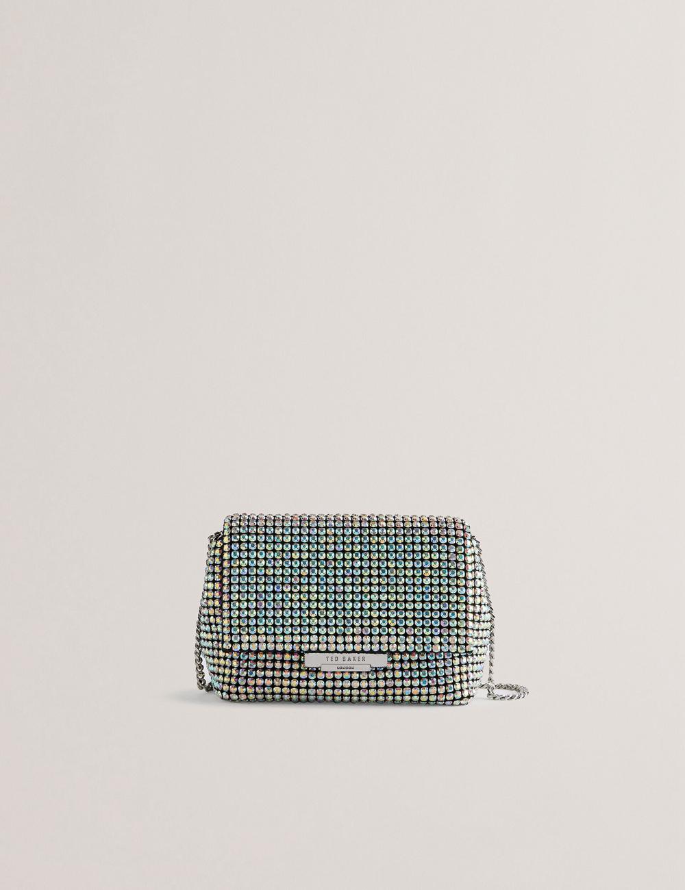 Multicol Ted Baker GLITERS - Crystal Embellished Mini Women Crossbody Bags | Ireland  3015-IQLXA