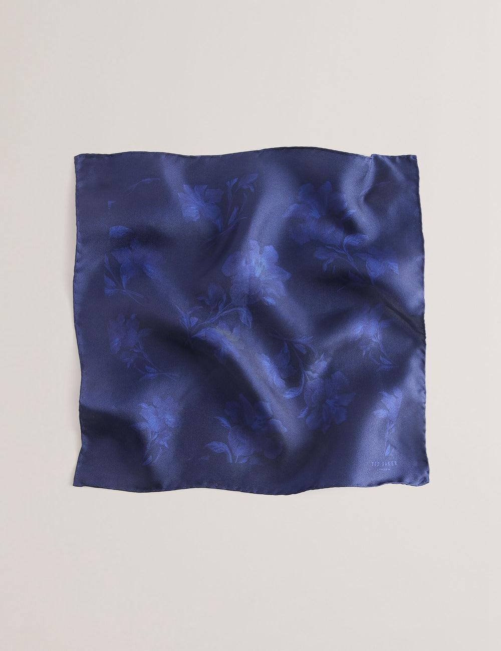 Navy Ted Baker AUSTINS - Two Tone Floral Silk Pocket Men Pocket Squares | Ireland  6781-NDGKM