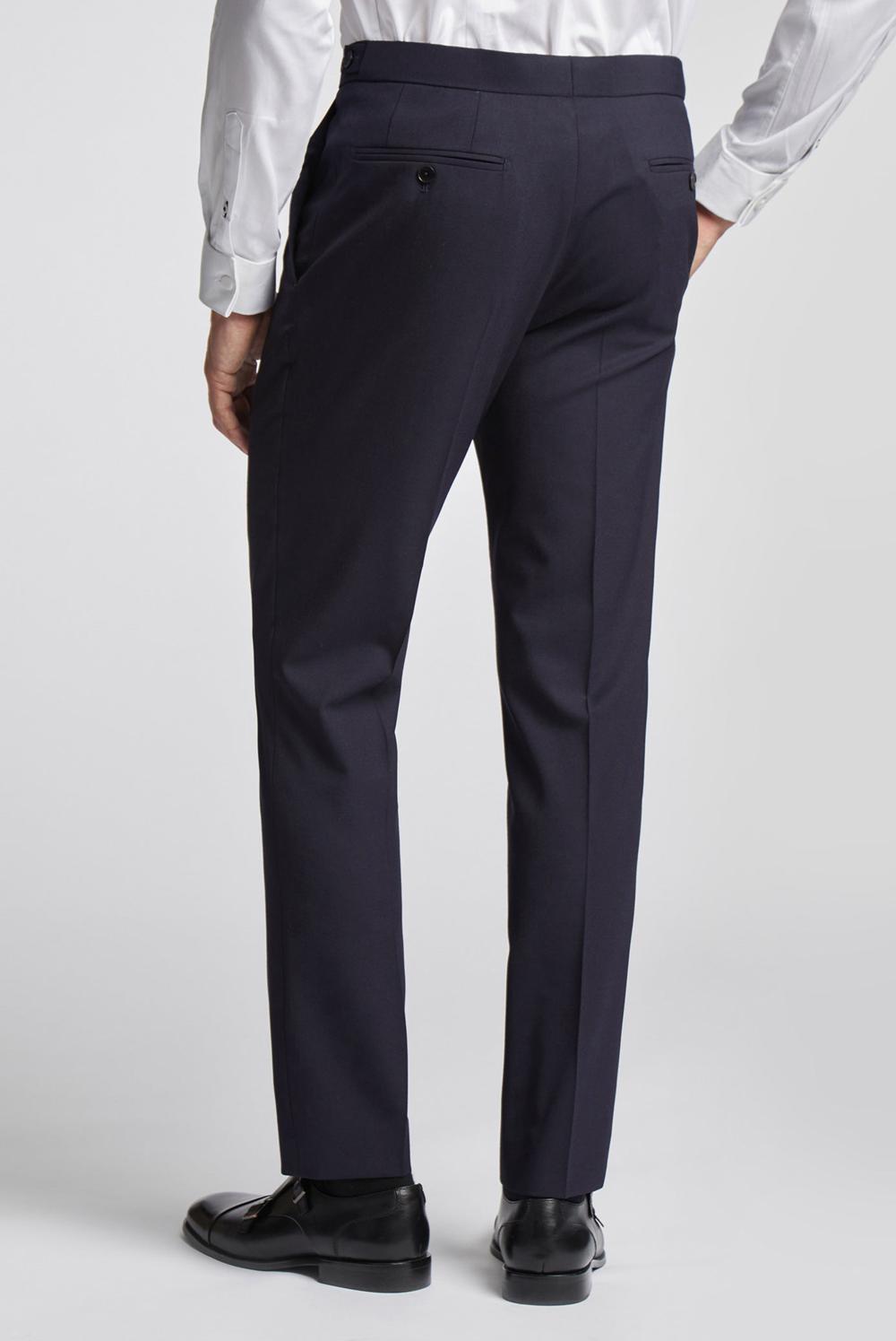 Navy Ted Baker BREENTS - Slim Fit Navy Tuxedo Men Trousers | Ireland  9021-VHQZM