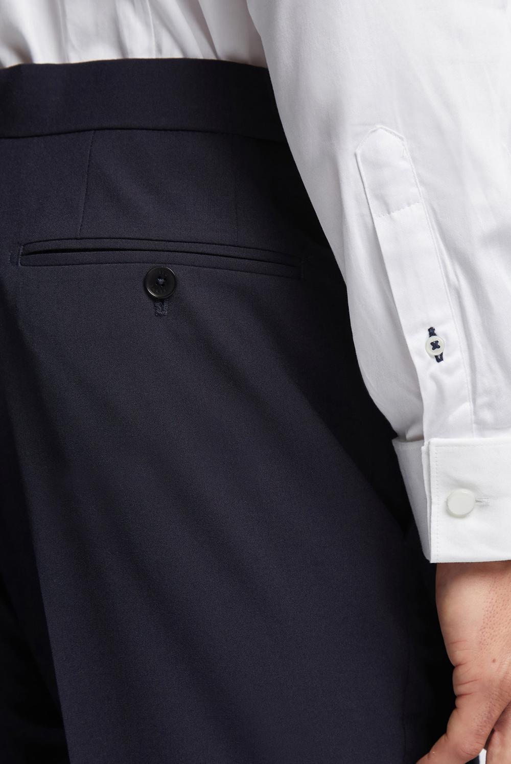 Navy Ted Baker BREENTS - Slim Fit Navy Tuxedo Men Trousers | Ireland  9021-VHQZM
