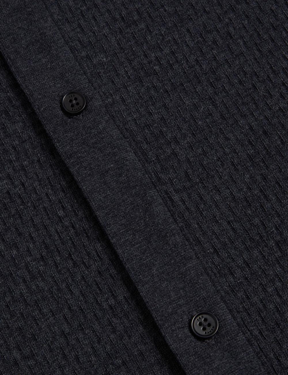 Navy Ted Baker CONNYR - Short Sleeve Button Through Men Polos Shirts | Ireland  1473-DPTRG