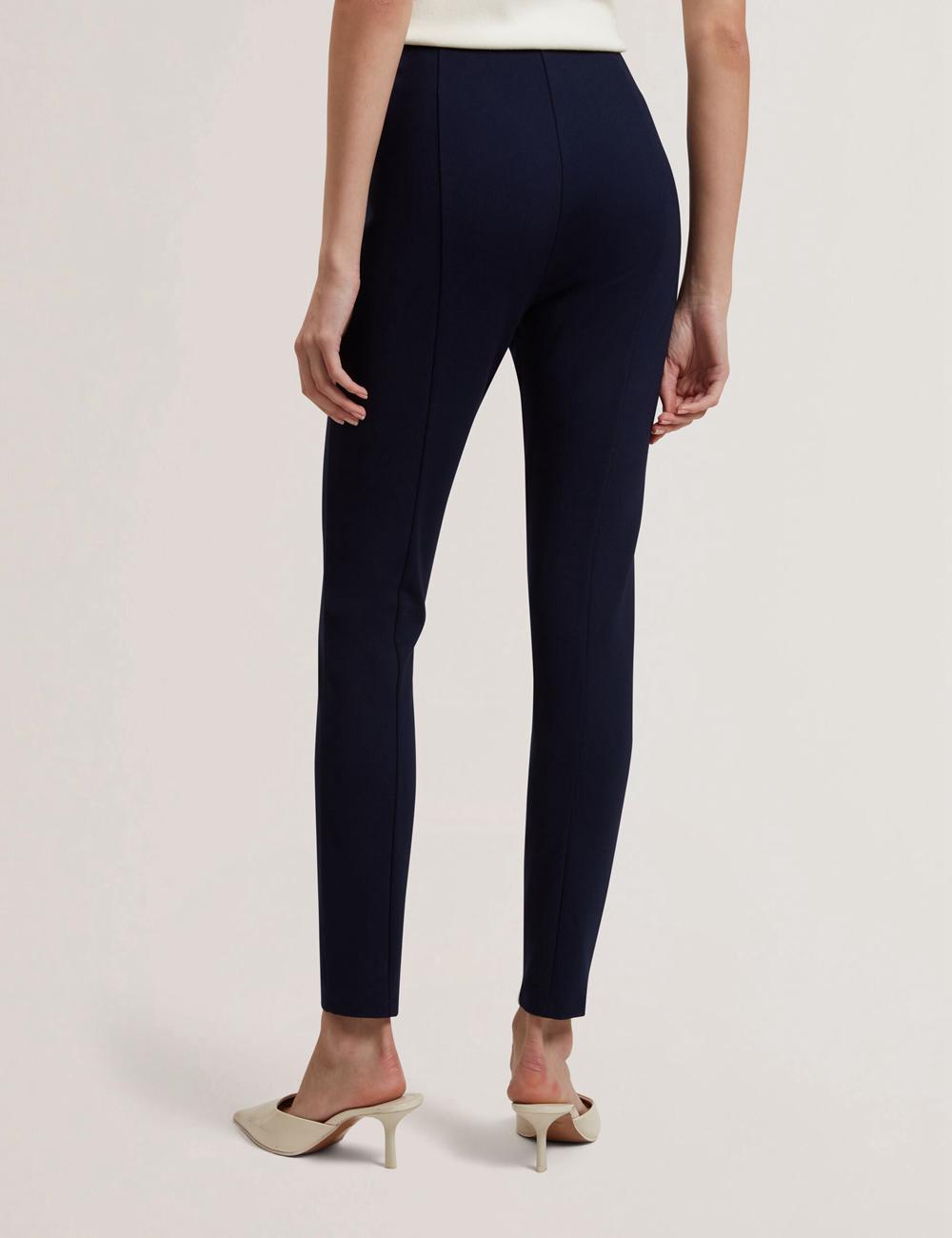 Navy Ted Baker FELINDA - Fly Front Stretchy Women Leggings | Ireland  1280-KGYHP