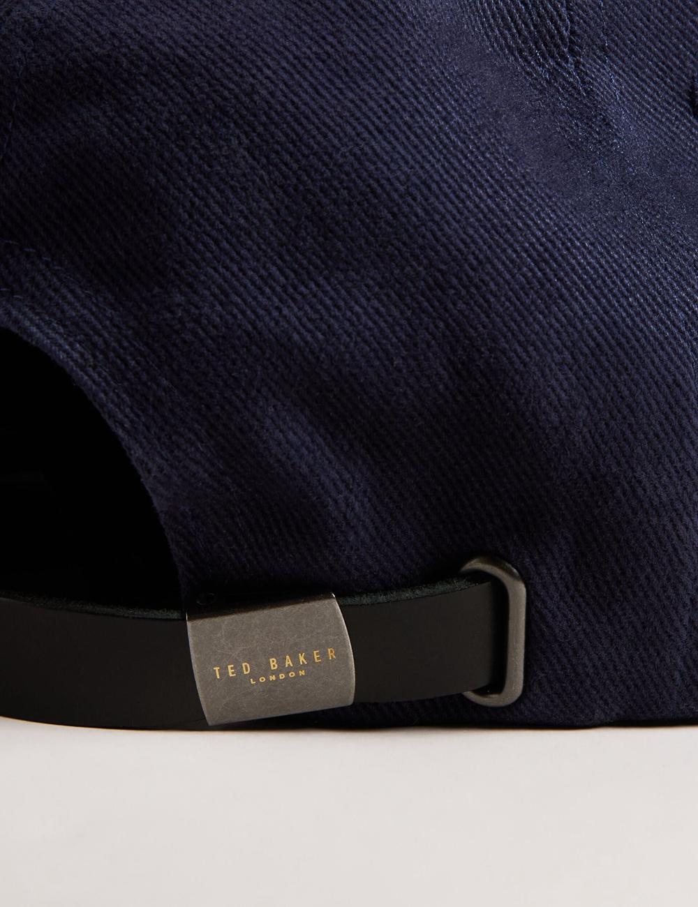 Navy Ted Baker FRREDDI - Embroidered Logo Canvas Men Baseball Caps | Ireland  6045-MGWFX