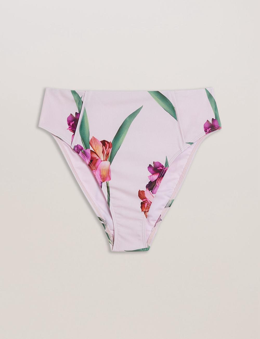 Pink Ted Baker AVELEA - Floral Print High Waisted Women Bikini Bottoms | Ireland  3046-WLCES