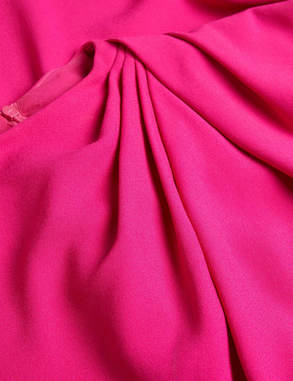 Pink Ted Baker EREAS - Drape Neckline Cap Sleeve Women Maxi Dresses | Ireland  6052-FGEMX