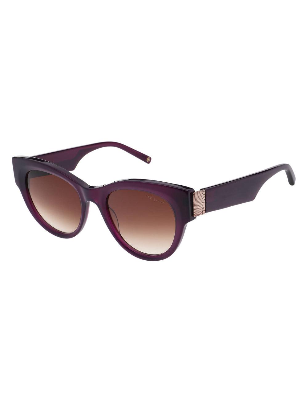 Plum Ted Baker FARAH - Hardware Detail Cat Eye Women Sunglasses | Ireland  3067-IAPTW