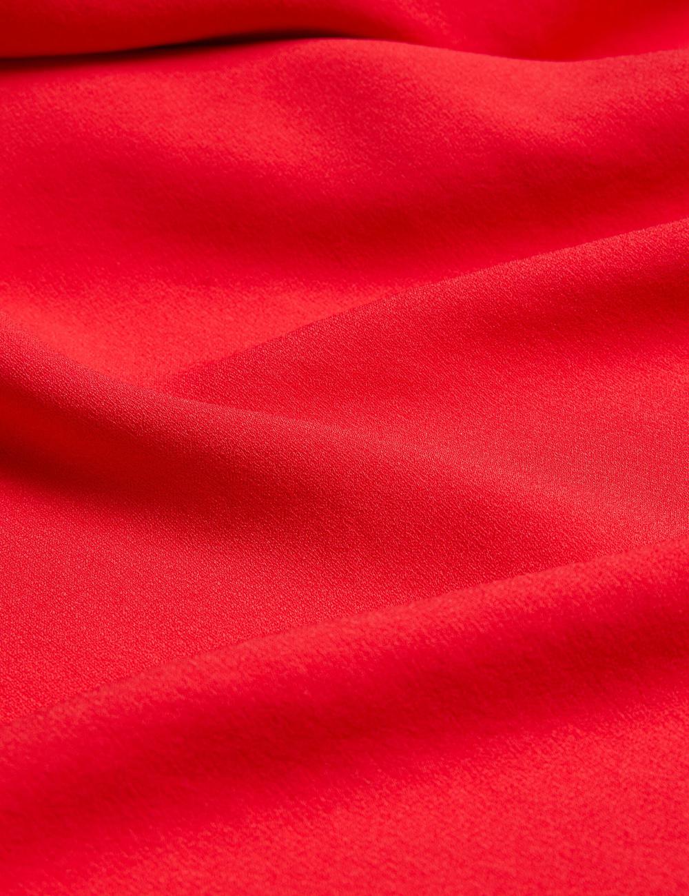 Red Ted Baker AISLI - One Shoulder Woven Women Maxi Dresses | Ireland  5028-AXYZH