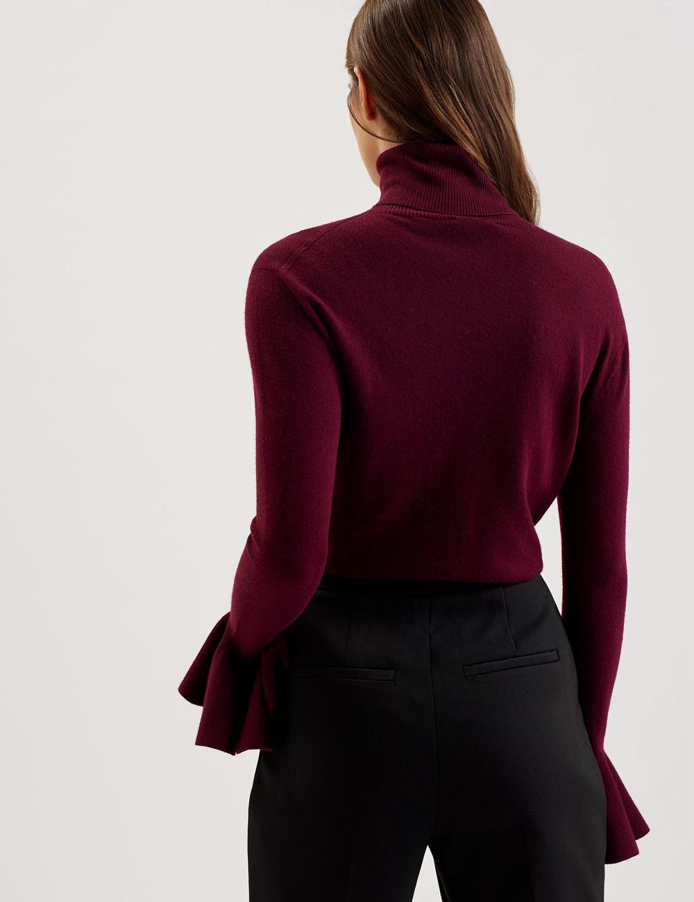 Red Ted Baker TAMSENN - Roll Neck Wool Cashmere Women Jumpers | Ireland  1478-LCPYR